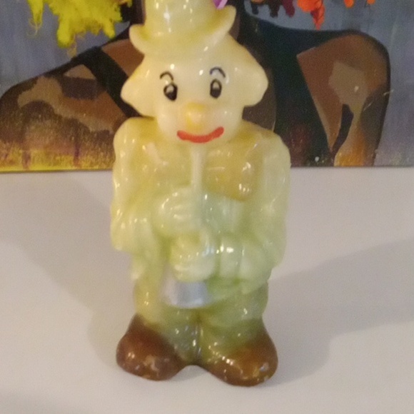 Vintage Other - Vintage Multicolor Clown Wax Candle